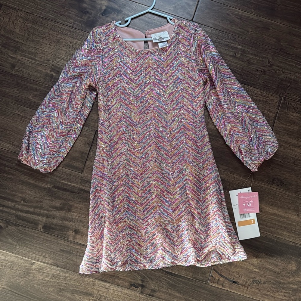Fancy sequin dress size 7